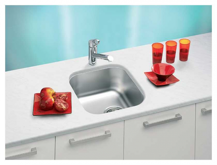 Alveus VARIANT 40 SAT-90 340X400X185 слив вдоль длинной стороны кухонная мойка