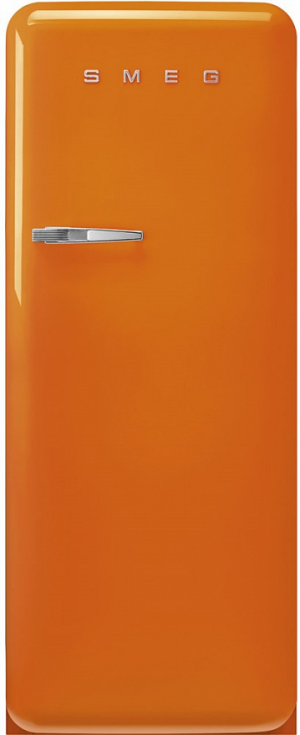 Smeg FAB28ROR5 отдельностоящий однодверный холодильник оранжевый