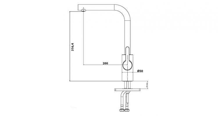 TopZero Tempo TITAN смеситель титан