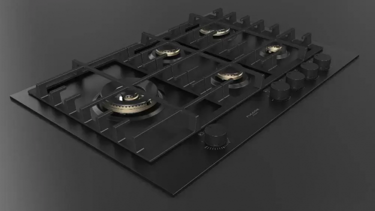Fulgor FUH 755 G DWK MBK газовая варочная панель