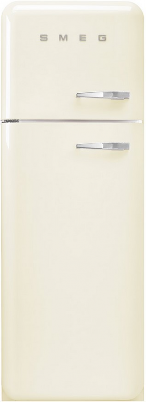 Smeg FAB30LCR5 отдельностоящий двухдверный холодильник стиль 50-х годов 60 см кремовый