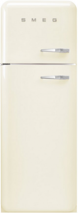 Smeg FAB30LCR5 отдельностоящий двухдверный холодильник стиль 50-х годов 60 см кремовый