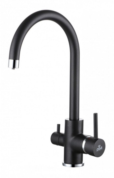 Paulmark ESSEN Es213211-418 черный металлик смеситель