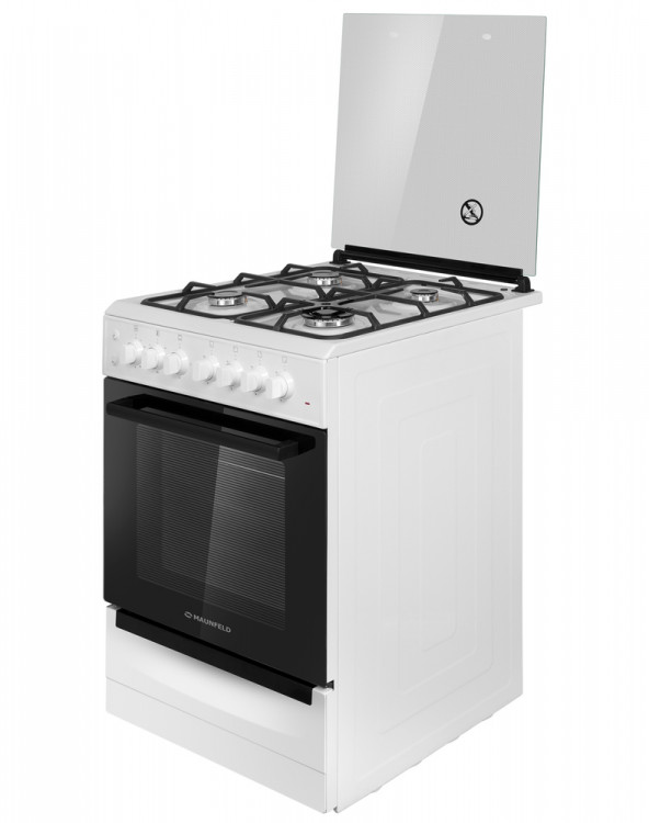 Maunfeld MGC60ECW04 газовая плита с электрической духовкой