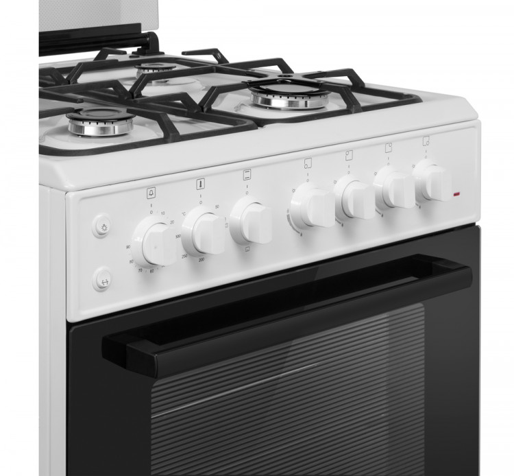 Maunfeld MGC60ECW04 газовая плита с электрической духовкой