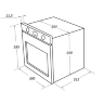 Maunfeld EOEFG.566RIB.RT электрический духовой шкаф