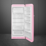 Smeg FAB28RPK5 отдельностоящий однодверный холодильник розовый