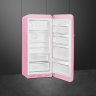 Smeg FAB28RPK5 отдельностоящий однодверный холодильник розовый