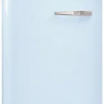 Smeg FAB30LPB5 отдельностоящий двухдверный холодильник стиль 50-х годов 60 см пастельный голубой