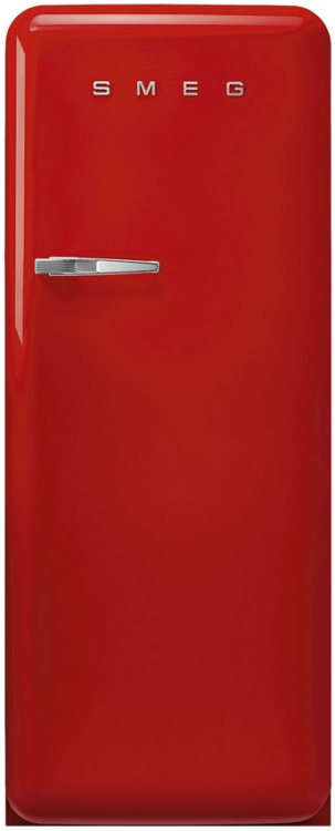 Smeg FAB28RRD5 отдельностоящий однодверный холодильник красный