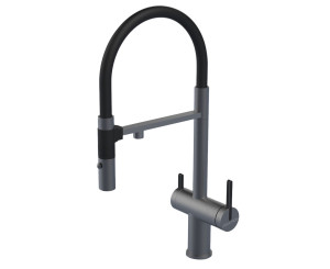 Paulmark Gr213888-GM вороненая сталь смеситель