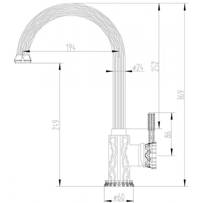 Zorg A 108K-BR смеситель