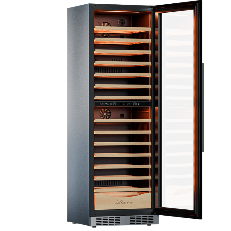 Meyvel MV110-KST2 (Slim)(Итальянский орех) встраиваемый винный шкаф