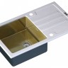 Zorg Inox Glass GL-7851-WHITE-BRONZE мойка