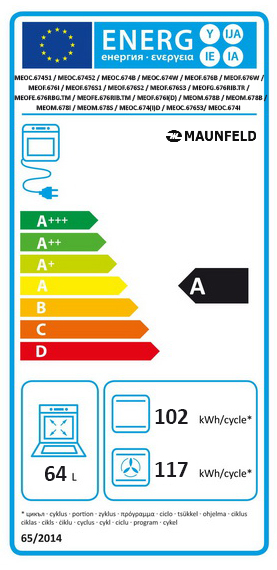 Maunfeld MEOFE.676RWAS.TM электрический духовой шкаф