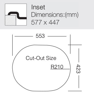 TopZero FAP577.447.GT6K мойка врезная
