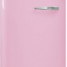 Smeg FAB30LPK5 отдельностоящий двухдверный холодильник стиль 50-х годов 60 см розовый