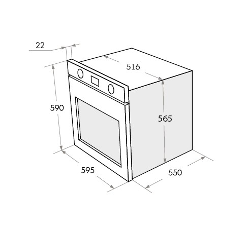 Maunfeld AEOC.575S электрический духовой шкаф