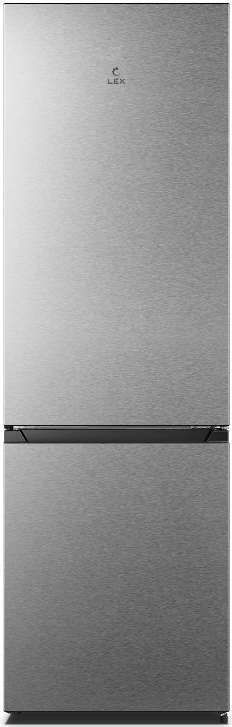 LEX RFS 205 DF IX отдельностоящий холодильник с морозильником