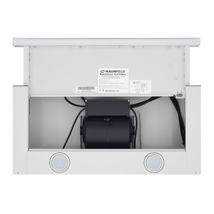 Maunfeld VS Fast (Glass) 60 White вытяжка встраиваемо-выдвижная