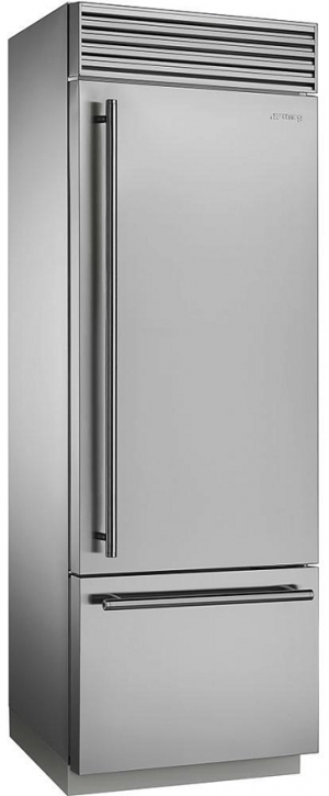 Smeg RF376RSIX холодильник с морозильником No-Frost