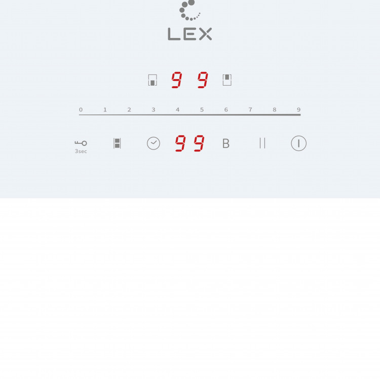 Lex EVI 321A WH индукционная варочная панель