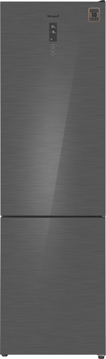 Weissgauff WRK 2000 Full NoFrost Inverter Grey Glass холодильник