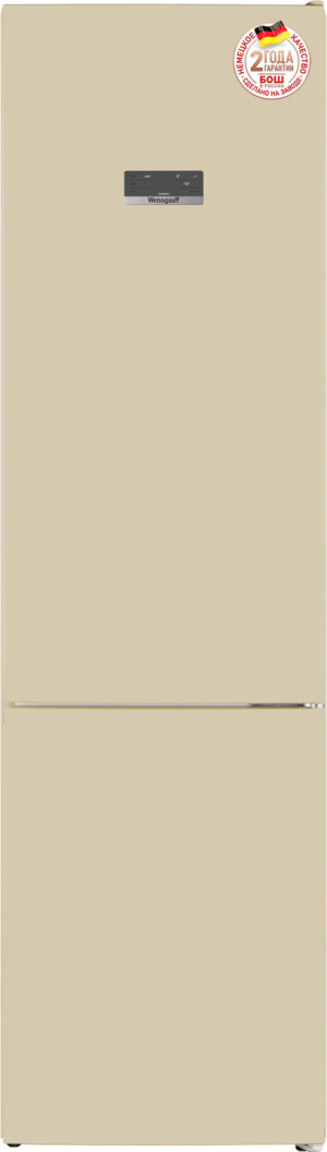 Weissgauff WRK 2010 D Inverter NoFrost Beige Soft Close холодильник