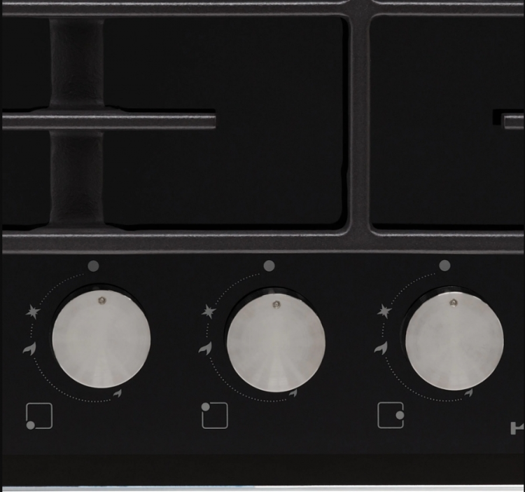 Krona steel HAGEL 45 BL W газовая варочная поверхность