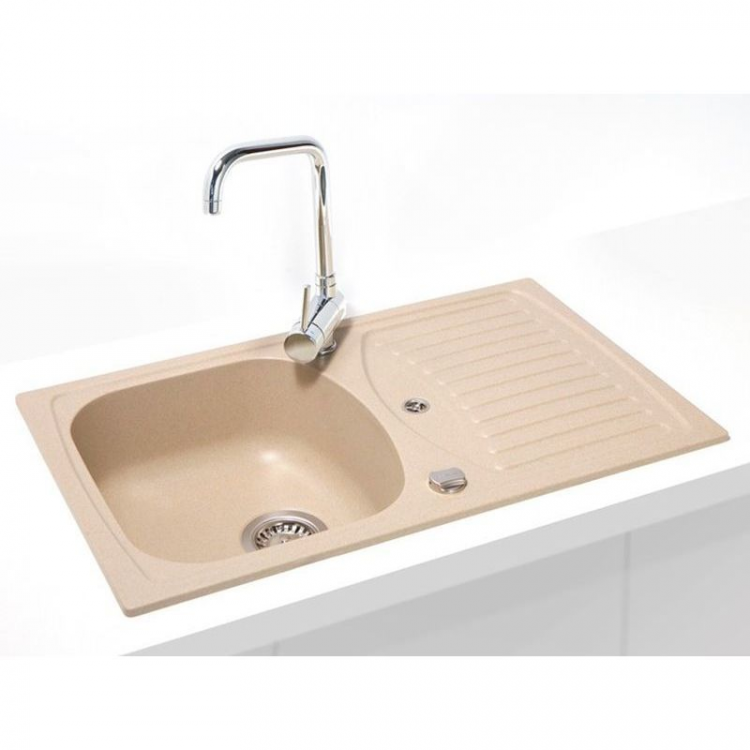 Alveus RECORD 30 GRANITAL BEIGE-G55 780x480x160 1X кухонная мойка