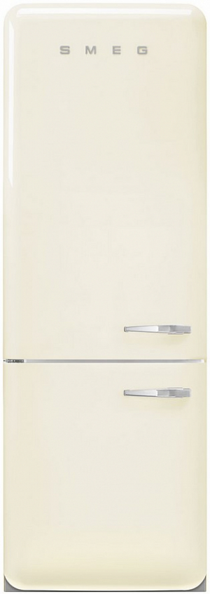 Smeg FAB38LCR5 отдельностоящий двухдверный холодильник кремовый