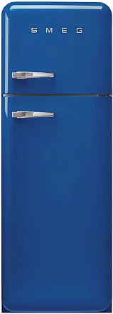 Smeg FAB30RBE5 отдельностоящий двухдверный холодильник стиль 50-х годов 60 см синий
