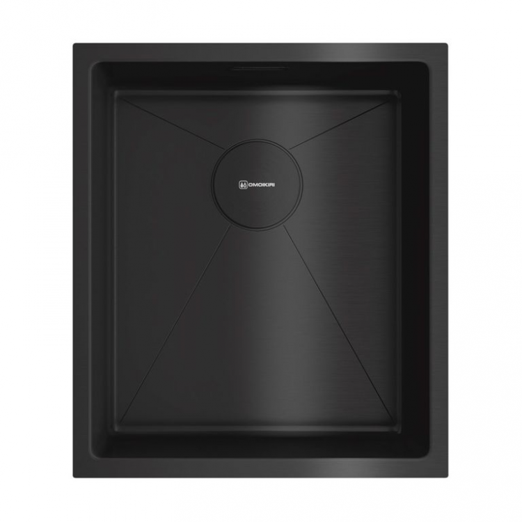 Omoikiri Taki 38-U/IF-GB нерж.сталь/графит мойка