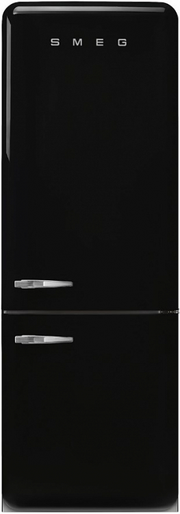 Smeg FAB38RBL5 отдельностоящий двухдверный холодильник черный