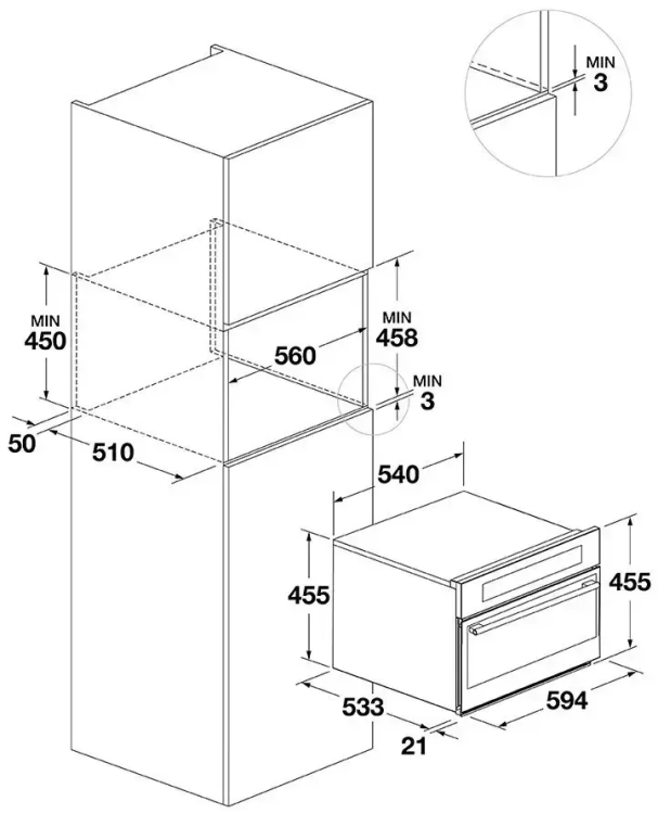 Fulgor FBC 4500 TF BK шкаф шоковой заморозки