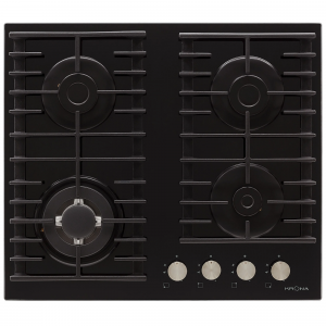 Krona steel HAGEL 60 BL W газовая варочная поверхность