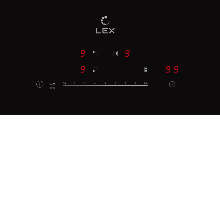 Lex EVI 631A BL индукционная варочная панель