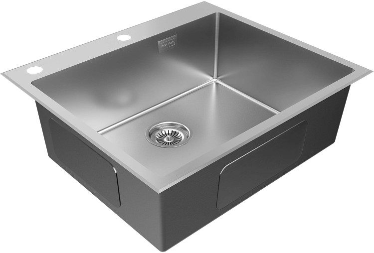 Paulmark KRONER-EDGE 59 брашированная нерж. сталь мойка