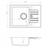 Alveus FOXTROT 30 G55 320x350x140 кухонная мойка
