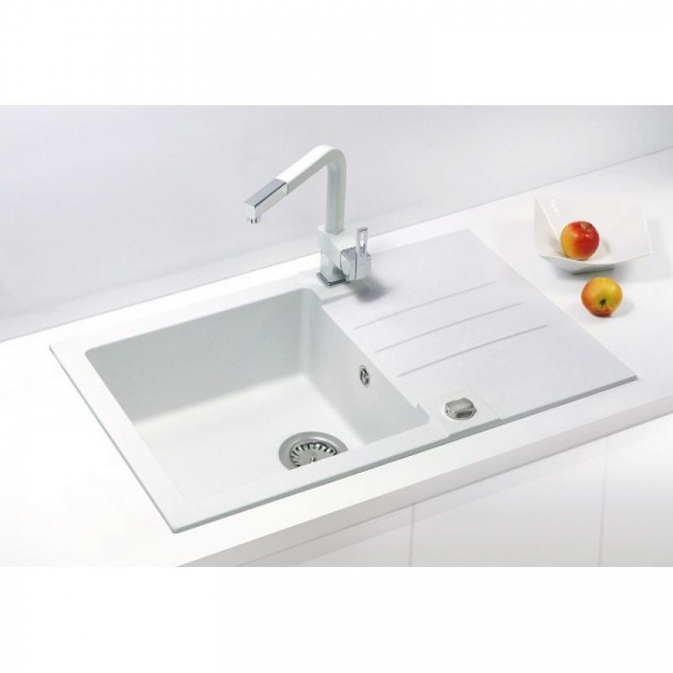 Alveus ROCK 130 GRANITAL ARCTIC-G11 780x480x180 1x кухонная мойка