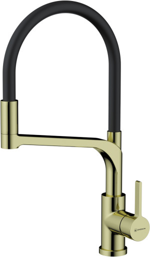 Omoikiri Sinto 2 Plus-SB-LG-BL латунь/светлое золото/черный смеситель