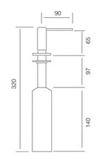 TopZero TPZ 114 INOX дозатор нерж. сталь
