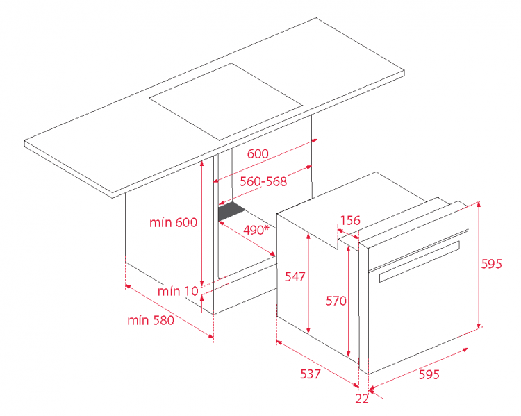 Kuppersberg FH 611 B электрический духовой шкаф