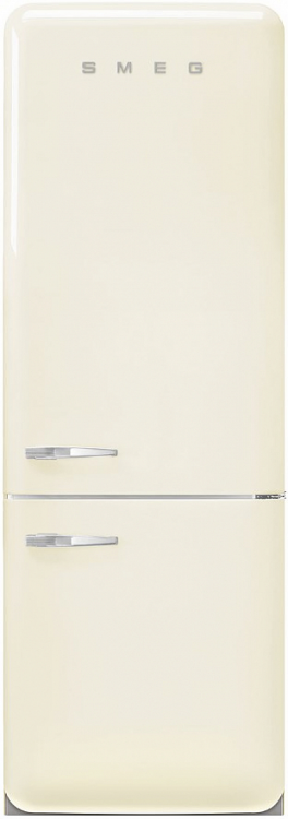 Smeg FAB38RCR5 отдельностоящий двухдверный холодильник кремовый