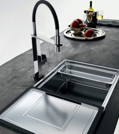 Franke Centinox Pro нержавеющая сталь  смеситель