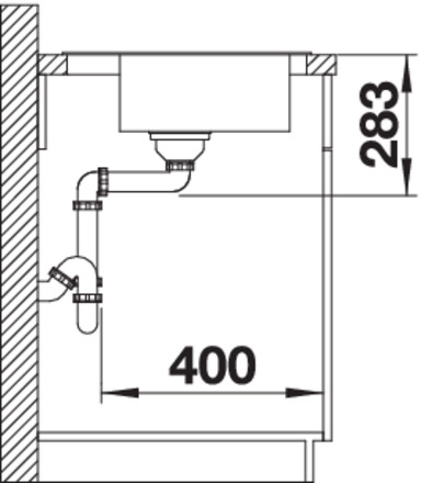 Blanco DANA 6 нерж. сталь матовая мойка