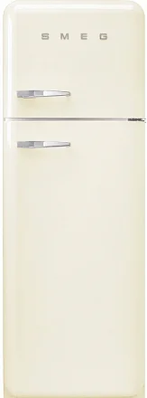 Smeg FAB30RCR5 отдельностоящий двухдверный холодильник стиль 50-х годов 60 см кремовый