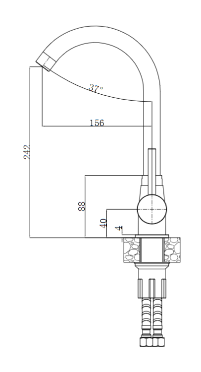 Alveus KARINA CHR смеситель