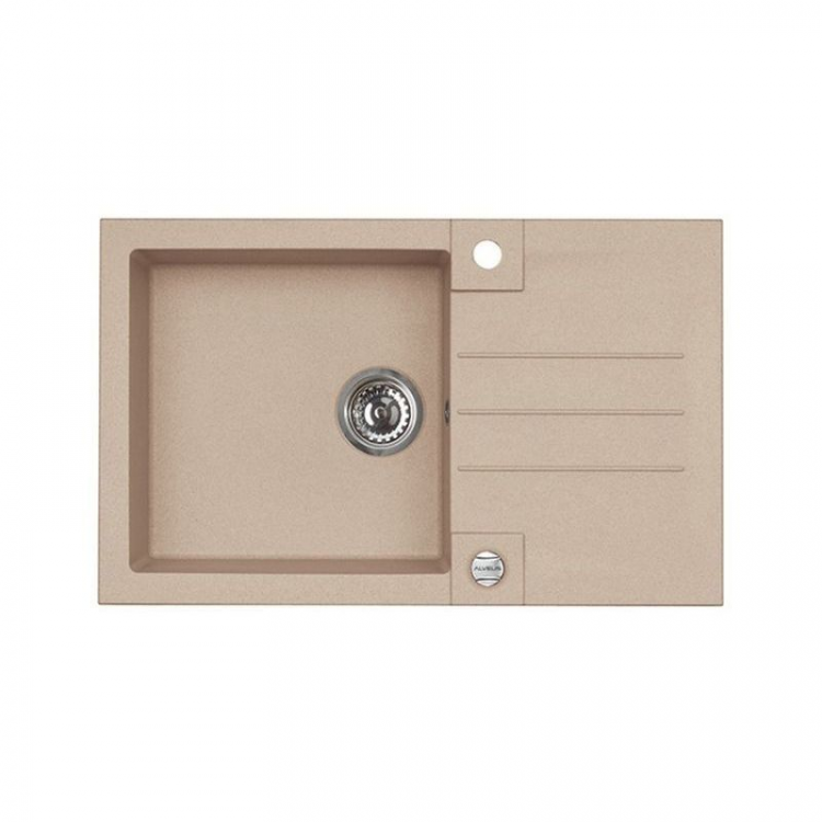 Alveus ROCK 130 GRANITAL BEIGE-G55 780x480x180 1x кухонная мойка