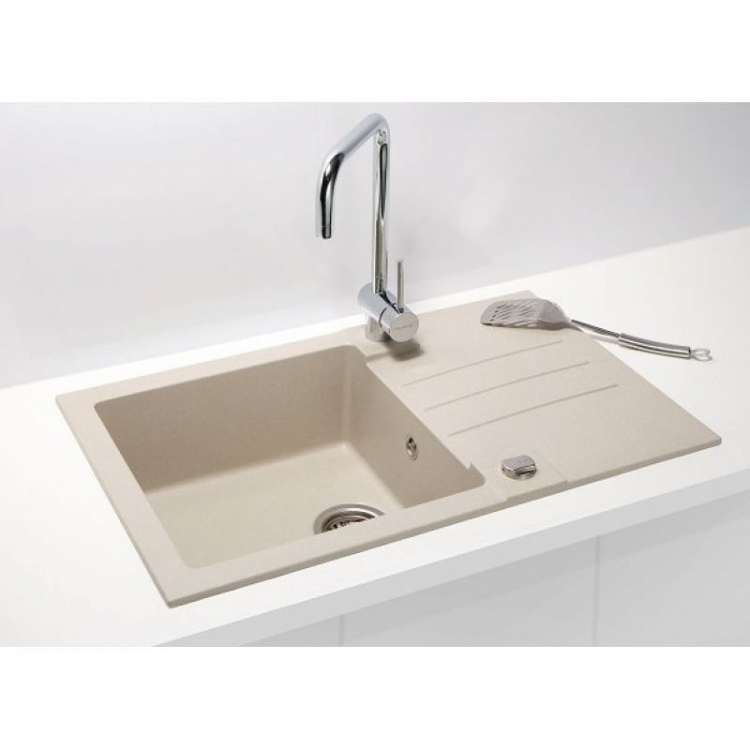 Alveus ROCK 130 GRANITAL BEIGE-G55 780x480x180 1x кухонная мойка